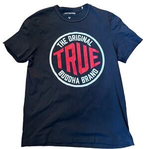 True Religion Men's MD Buddha Brand Logo Graphic T-shirt